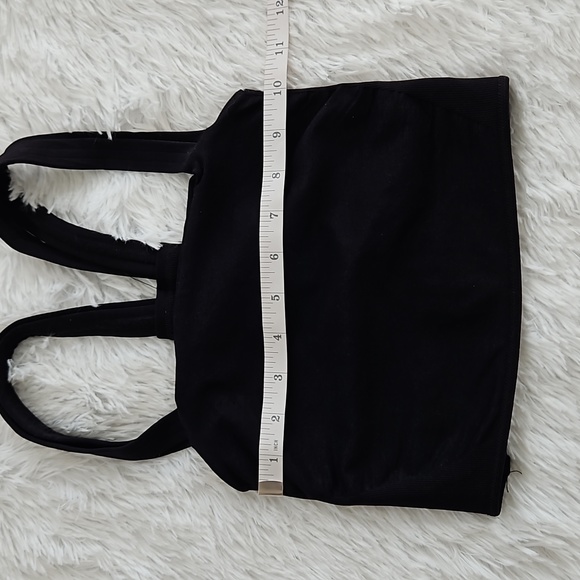 32. Free People Movement One the Radar Longline Bra Black - Picture 6 of 10